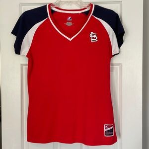 Jersey style STL Cardinals tee